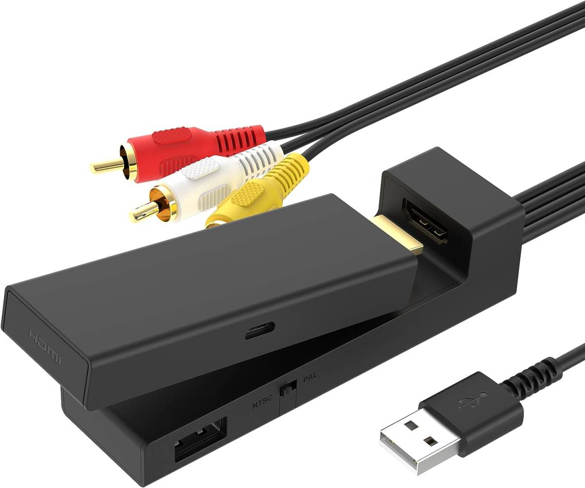 新品 カシムラ(Kashimura)　HDMI/RCA変換ケーブル USB1ポート fire tv stick対応 映像コンバーター NKD-232 CommandButton1_画像2
