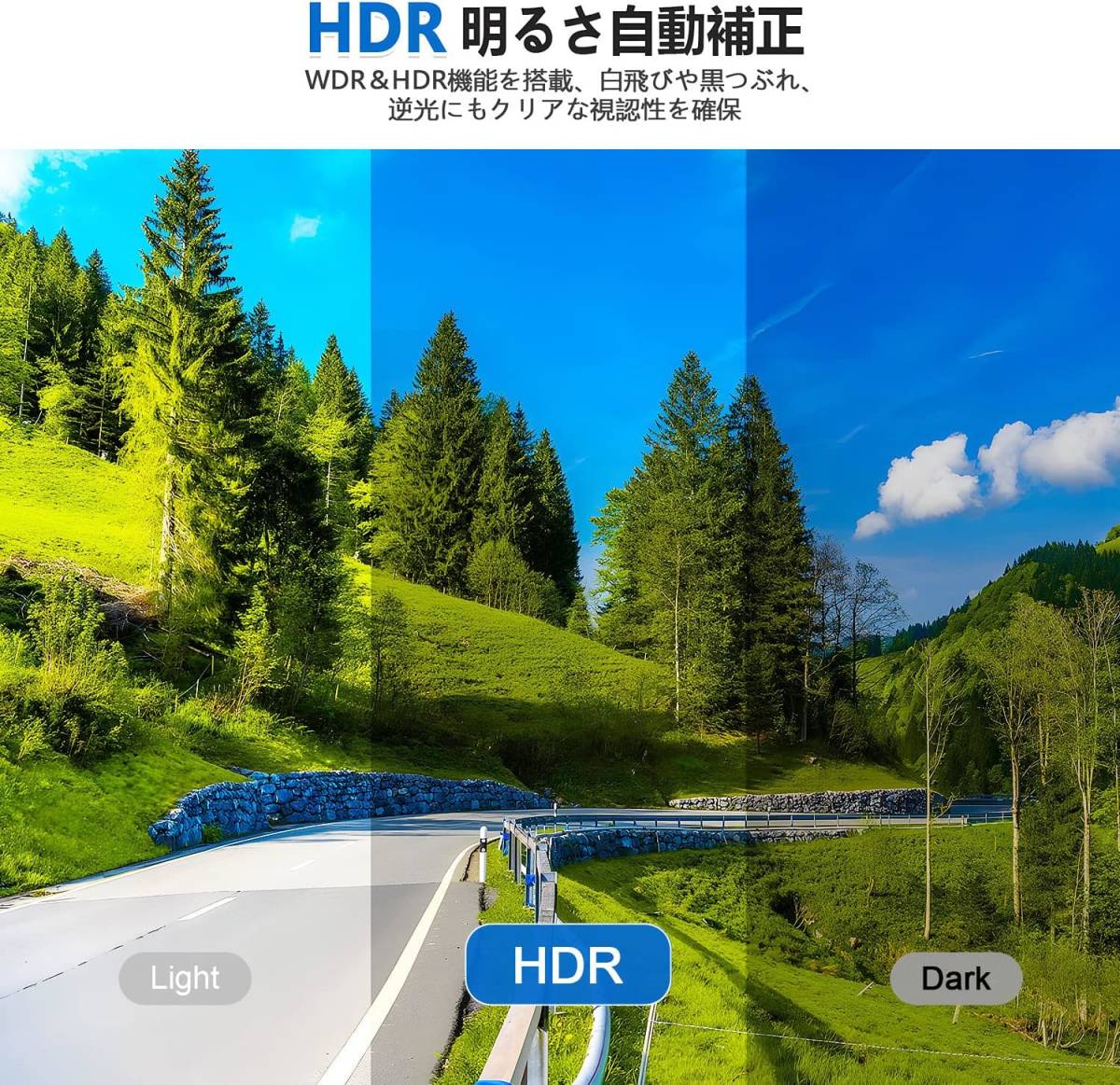 即日発送 ドライブレコーダー 170度広角 1080PフルHD HDR WDR技術 小型