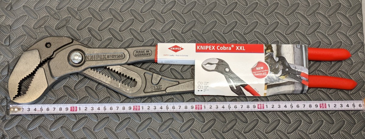 クニペックス【KNIPEX】560㎜8701-560 コブラXXLウォーターポンププライヤー 新品未使用★在庫あり_画像1