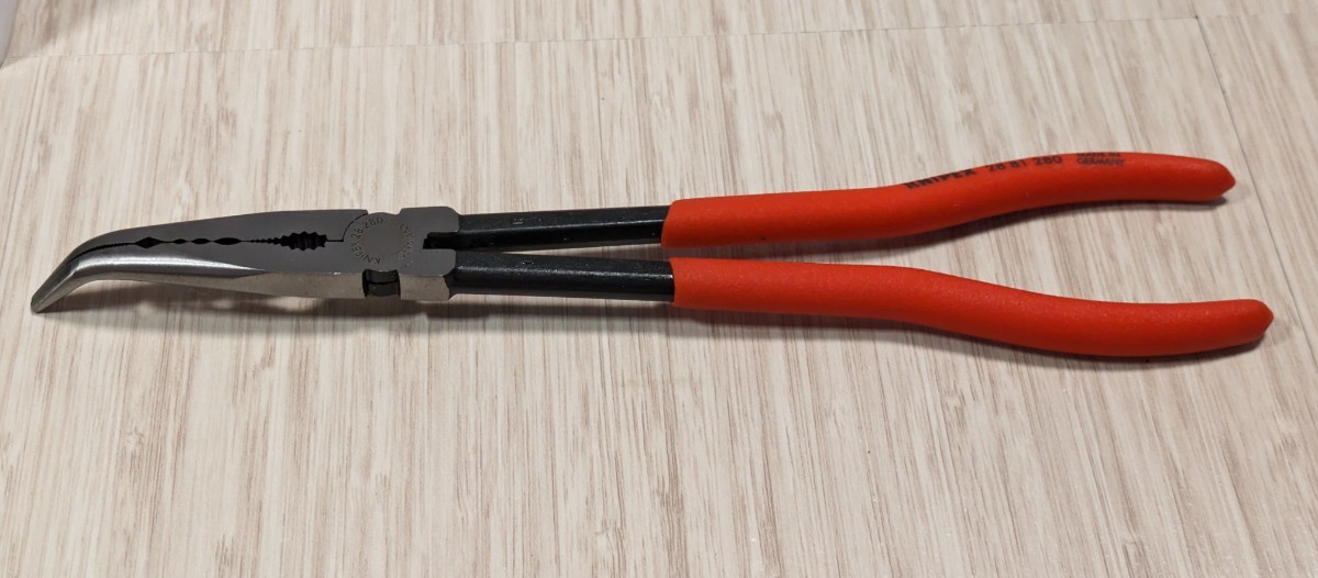 クニペックス【KNIPEX】280㎜ロングノーズプライヤー2881-280 クニペックス【KNIPEX】280㎜ロングノーズプライヤー2881-280