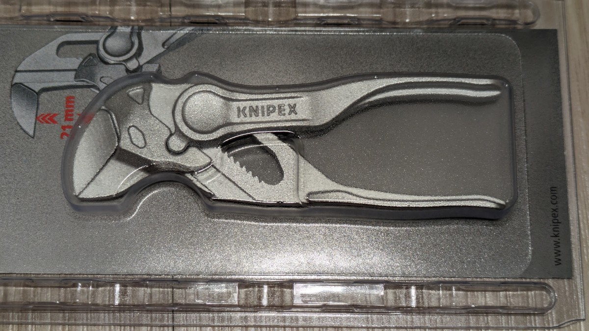 クニペックス【KNIPEX】手のひらサイズ プライヤーレンチXS 8604-100BK　新品未使用★在庫あり