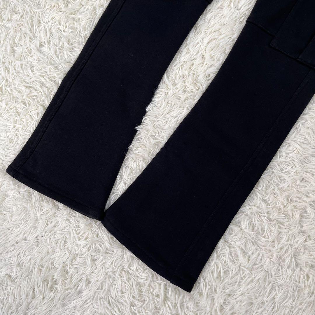 【美品】アタックザマインド7 スウェット カーゴ パンツ ブーツカット ブラック