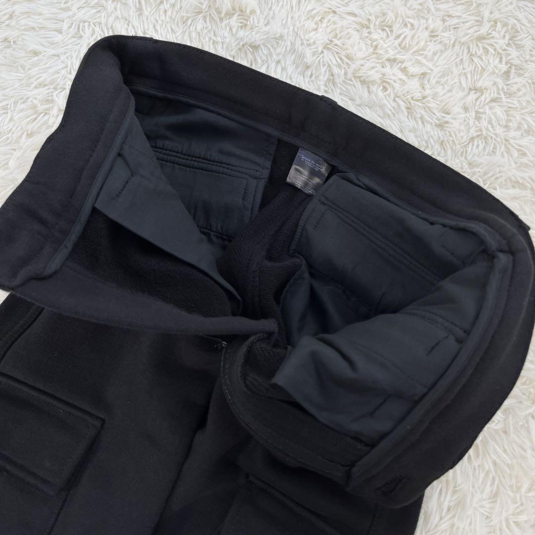 【美品】アタックザマインド7 スウェット カーゴ パンツ ブーツカット ブラック