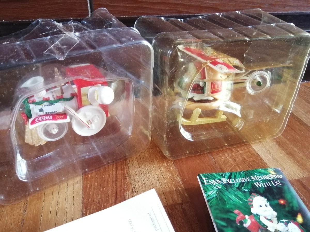 未使用 マクドナルド クリスマスツリー オーナメント ヴィンテージ 90s フィギュア レトロ雑貨 ミールトイ 人形 McDonalds ENESCO TREASURY