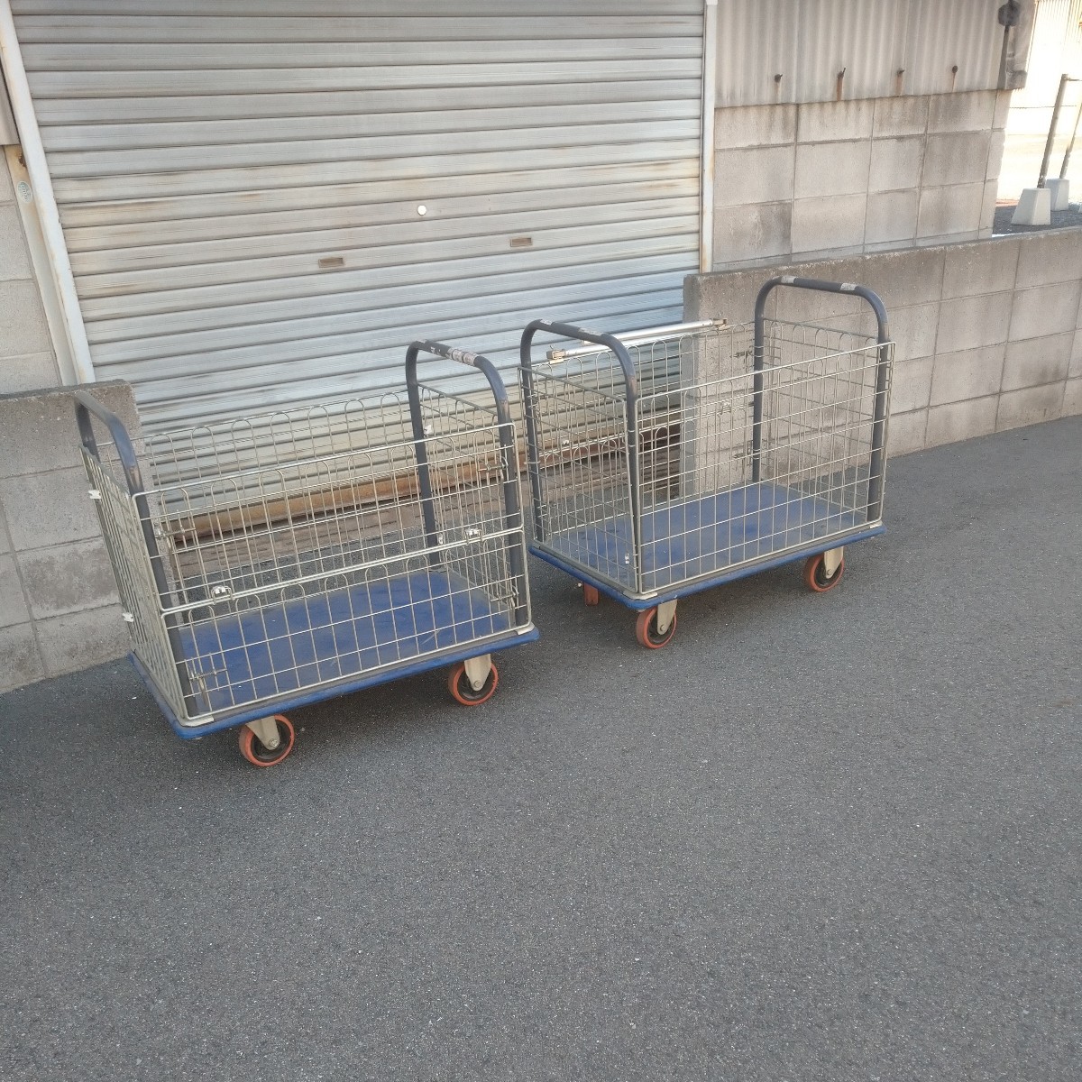 ポイント10倍】 カゴ台車 かご台車 台車 業務用網カゴ台車網カゴの