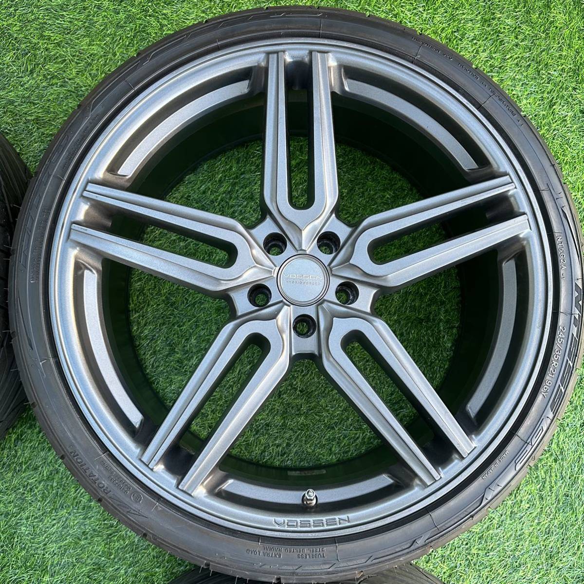 VOSSEN HF-1 21インチPCD112 アウディ A7 A8 A5 VW アルテオン ベンツ bmw 245/35r21 NITTO バリ山 21年製造 ハイブリッドフォージド_画像5