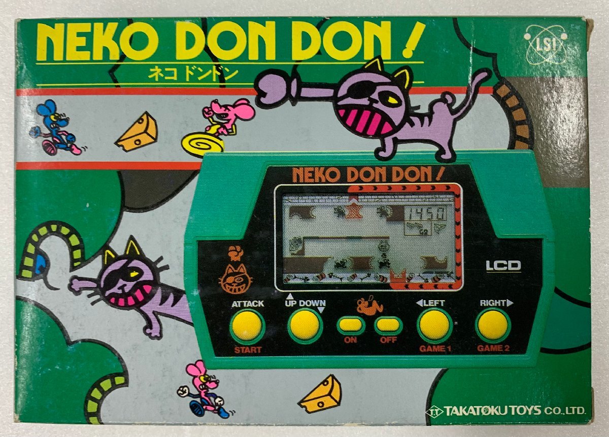 タカトクトイス ネコドンドン NEKO DONDON! LSIゲーム （未使用品）_画像1