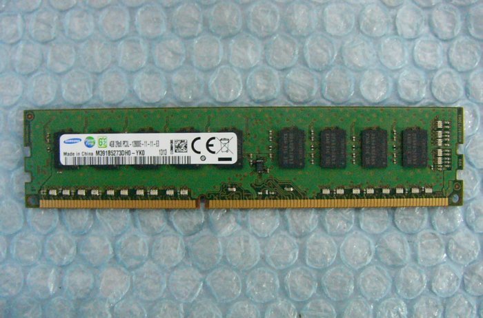 pv7 240pin DDR3 1600 PC3L-12800E 4GB ECC SAMSUNG 在庫8_画像1