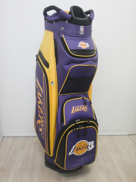 レアモデル！新品未使用品！Team Effort NBA Bucket III Cooler Los Angeles Lakers Cart Bagの画像2