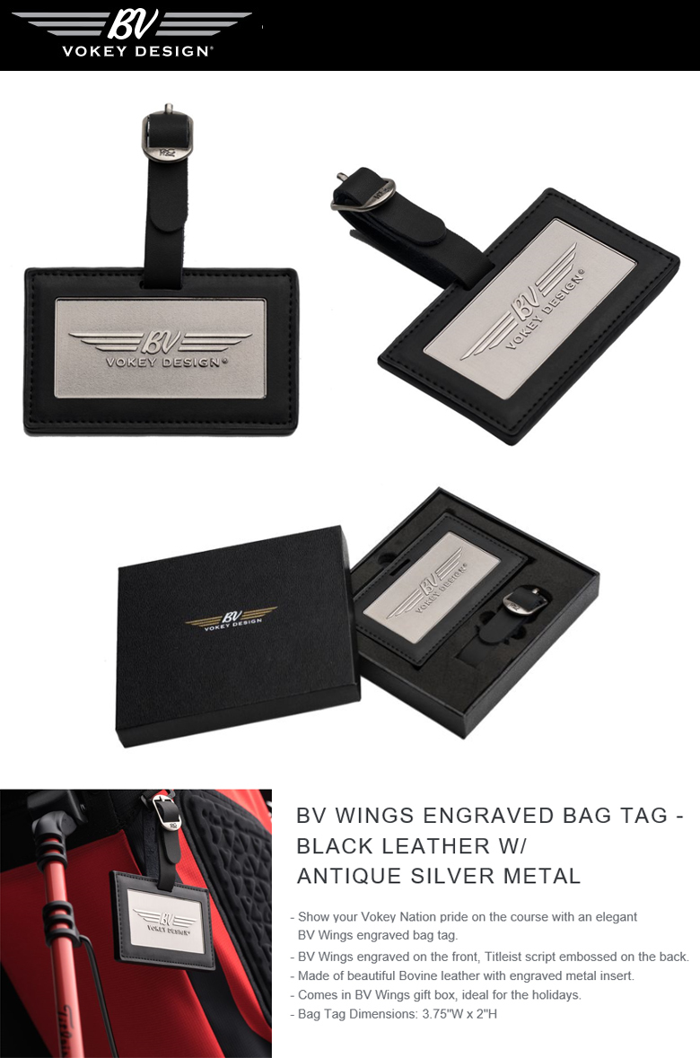  超レア！数量限定！Titleist BV Wings Engraved Bag Tag_画像2