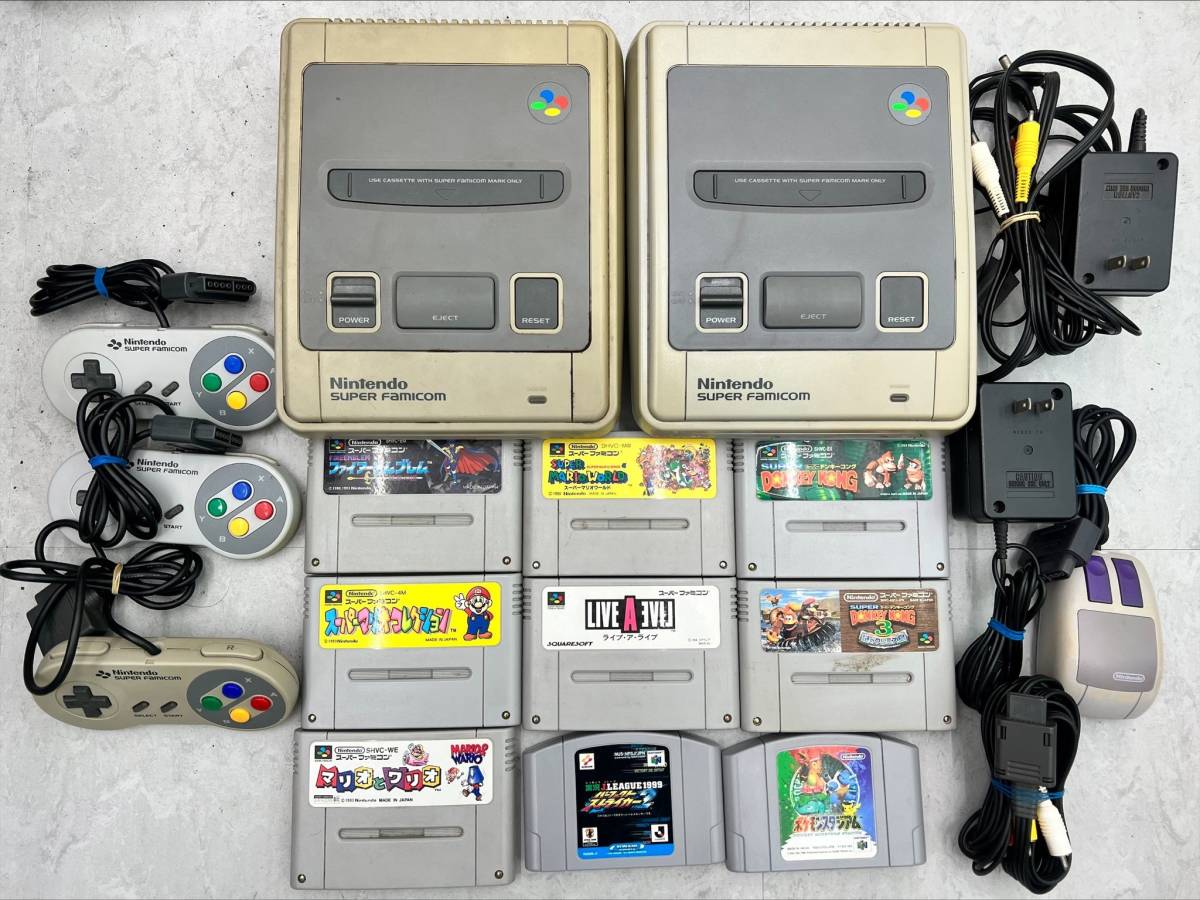 ◇◇◇1753A【レトロゲーム機】 スーパーファミコン本体 その他付属品