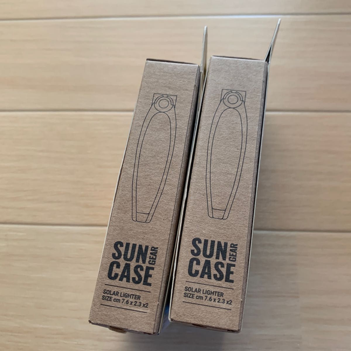 SUNCASE solar fire starter ソーラーファイヤースターター　太陽光　火起こし　キャンプ　2個セット