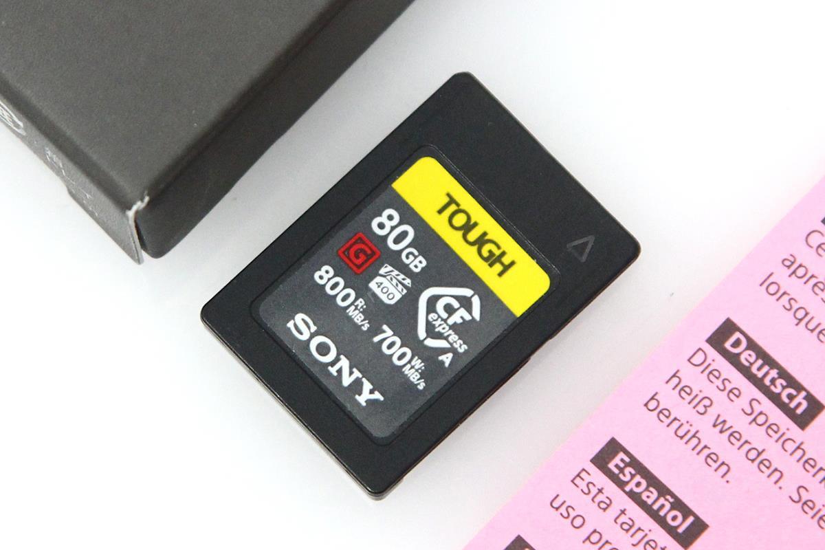 美品｜ソニー CEA-G80T CFexpressカード Type-A 80GB 700MB/s γH3291-2D2A_画像1