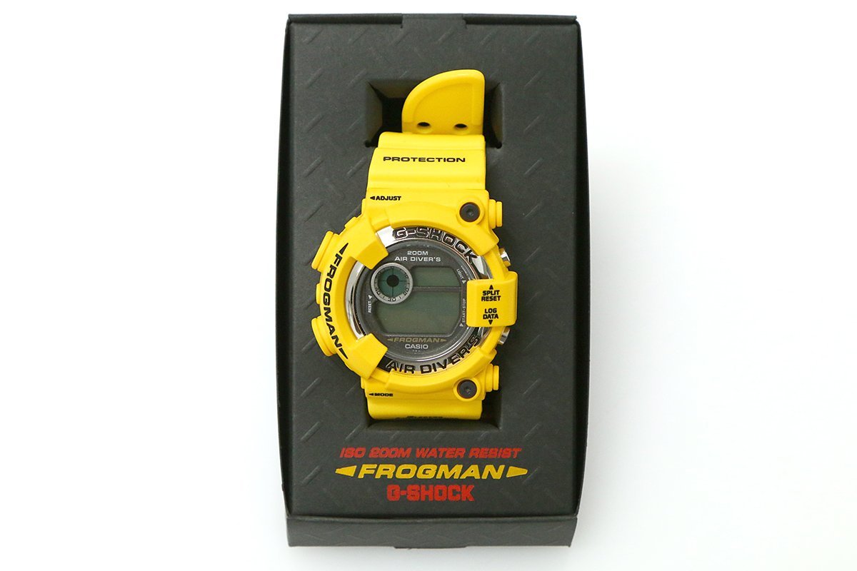 難有品｜カシオ G-SHOCK FROGMAN DW-8250Y-9T デジタル腕時計 メンインイエロー χN714-2G6_画像1