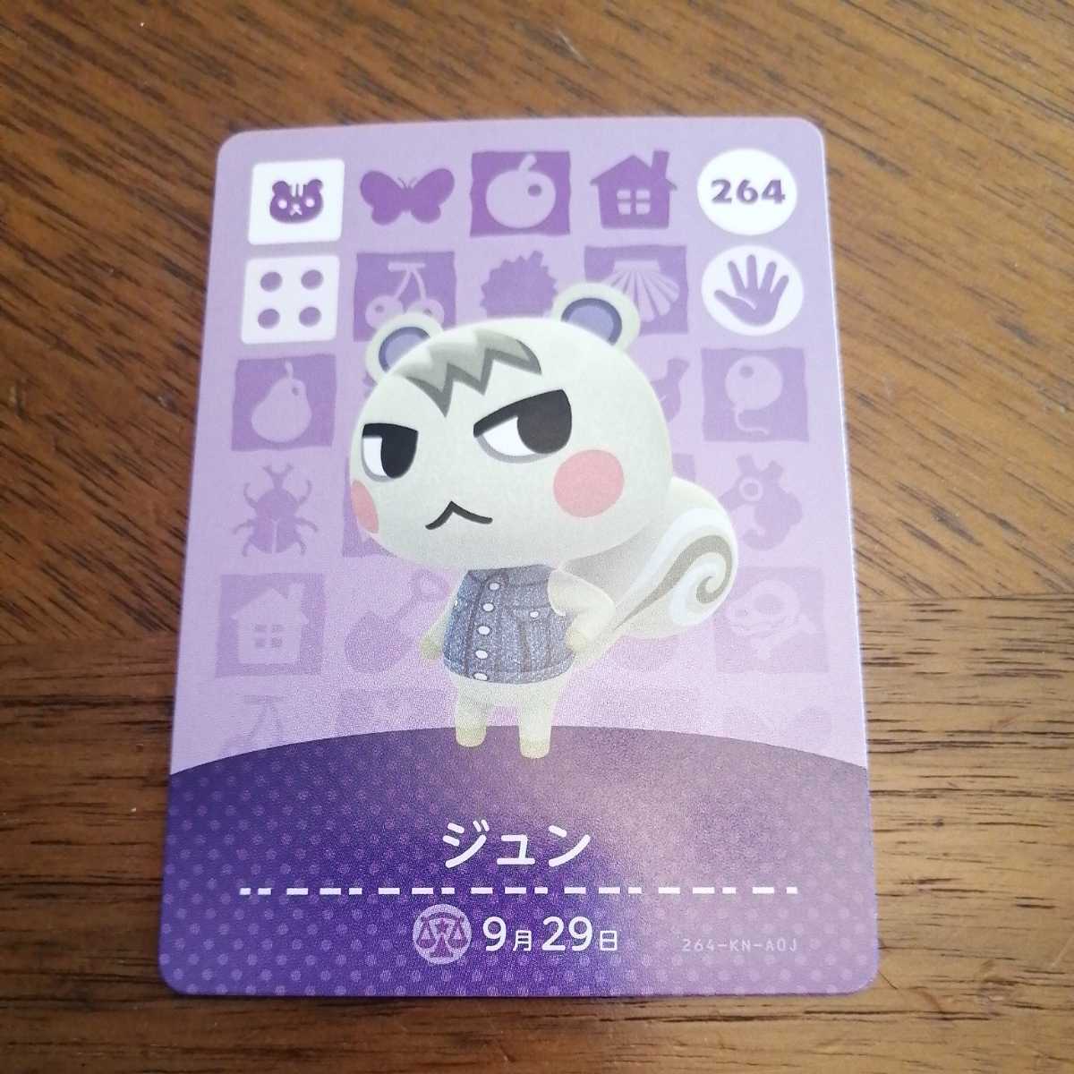 どうぶつの森　amiibo　カード ジュン_画像3