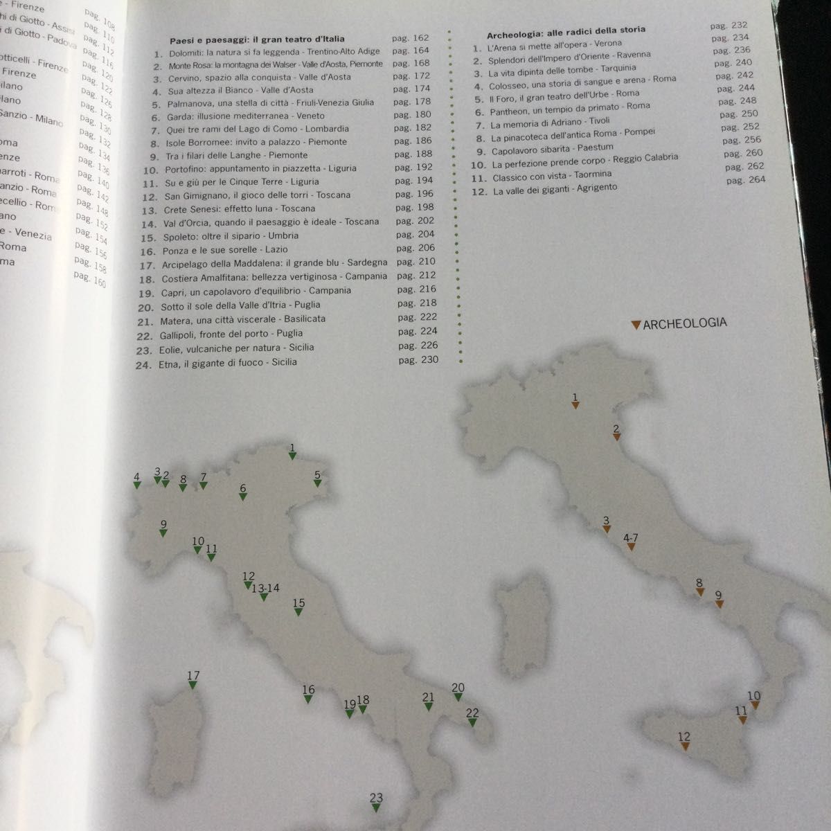 表紙破れあり　イタリア　写真集　都市　自然　洋書　イタリア語　世界遺産　観光　本