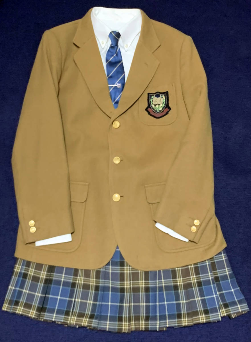 ●東京・私立品川女子学院高校制服一式コンプリート 冬夏服 ミニ スカート 女子制服 １３点セット ブレザー コスプレ 埼玉 神奈川 女子高生_画像1