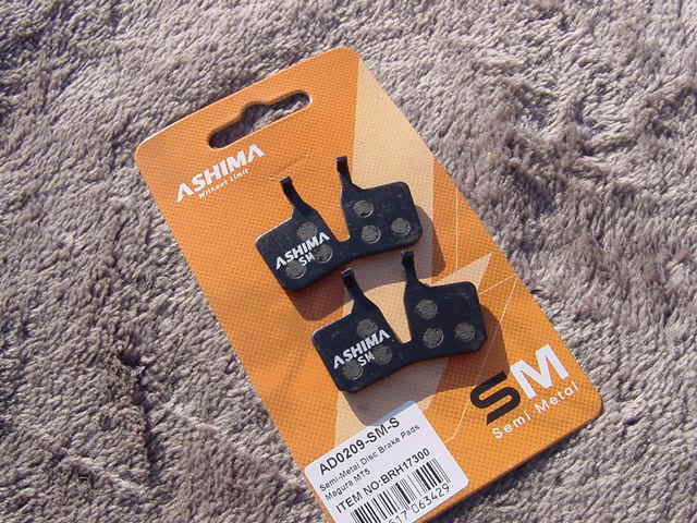 ASHIMA AD0209 Semi-Metal Disc Brake Pads Magura MT5対応 新品未使用_画像2