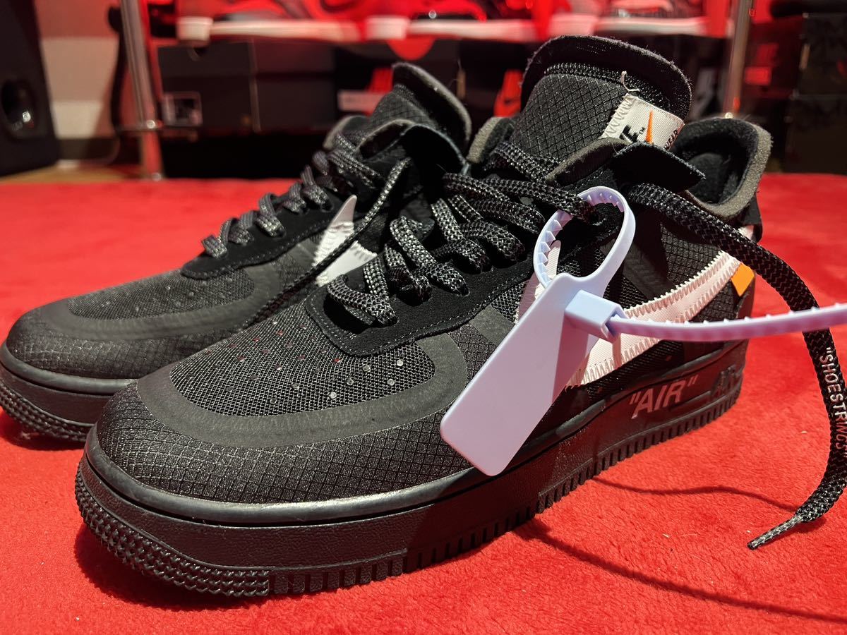 売り切り価格】Off-White × Nike Air Force1 Low Black ナイキ エア