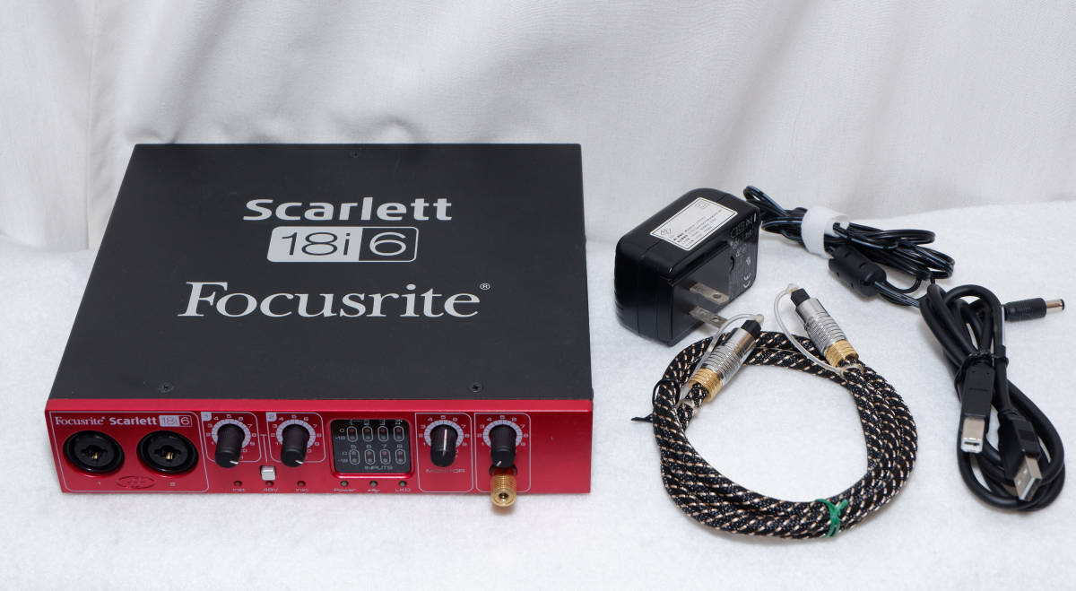 ☆送料無料☆ Focusrite 18i6 Scarlett オーディオインターフェース USB AUDIO INTERFACE