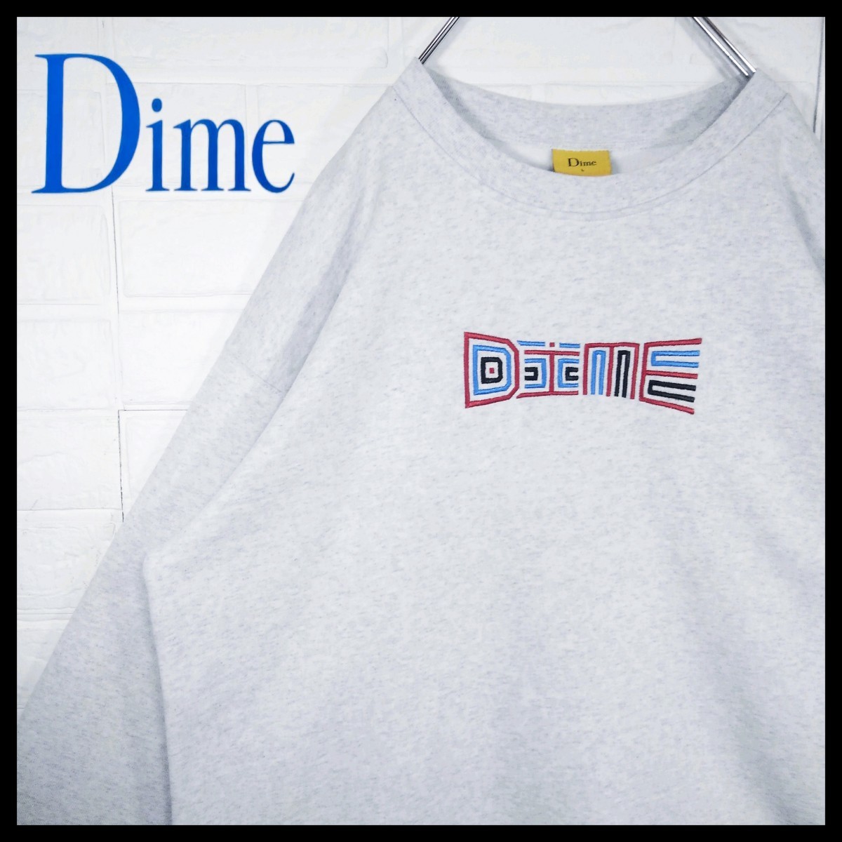 DIME(ダイム)》クラシックロゴ刺繍 ミリタリーシャツジャケット-