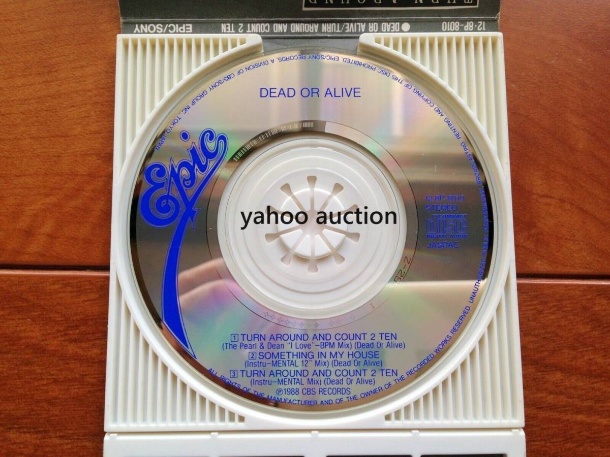 Dead Or Alive Turn Around And Count 2 Ten JPN Vintage Single CD 3 Tracks MINT Antique Collectible 80's Disco Dance Pop Remix Rare_画像3