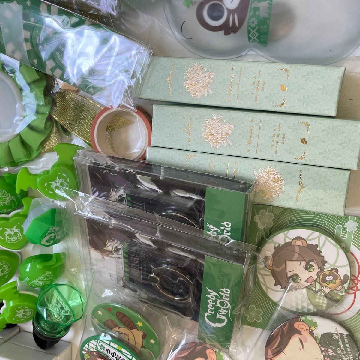 J51 うらたぬき たぬワン アクキー リングライト 缶バッジ グッズ 浦島