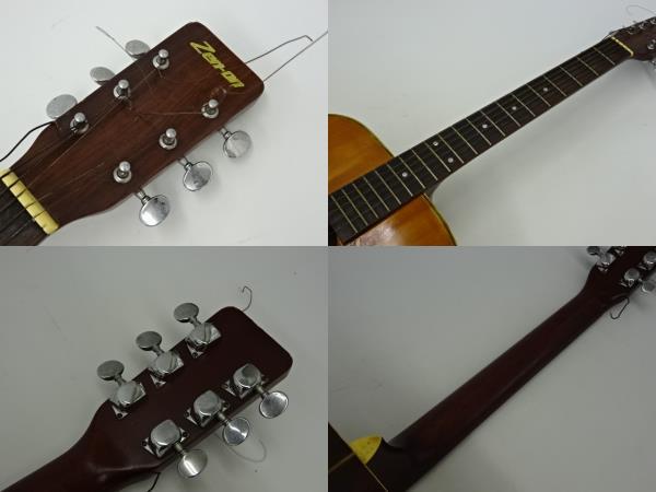 S10127 ● Zen-on ゼンオン ◆ Fork Guitar フォークギター RF-150L ◆ 楽器 ギター アコースティックギター_画像8