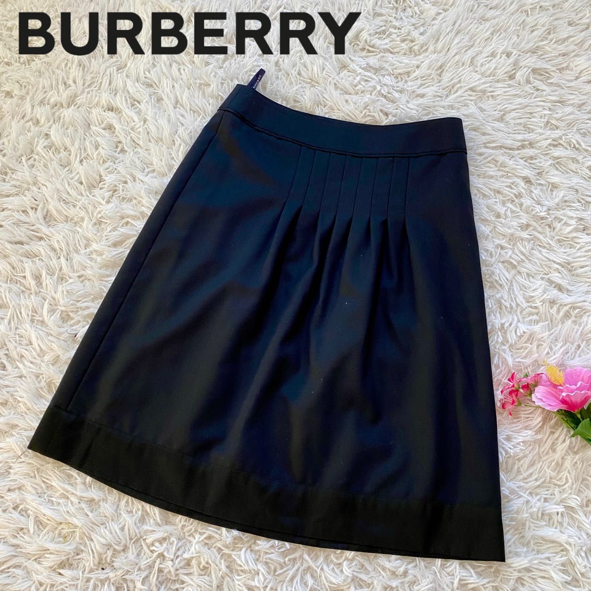 【Burberry 】バーバリーロンドン 台形スカート サイズ38 ノバチェック