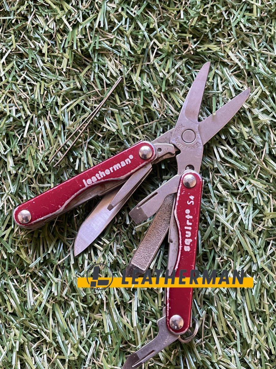 LEATHERMAN #001 SQUIRT S4 Red Leatherman s Quart мульти- tool tool нож зажим 