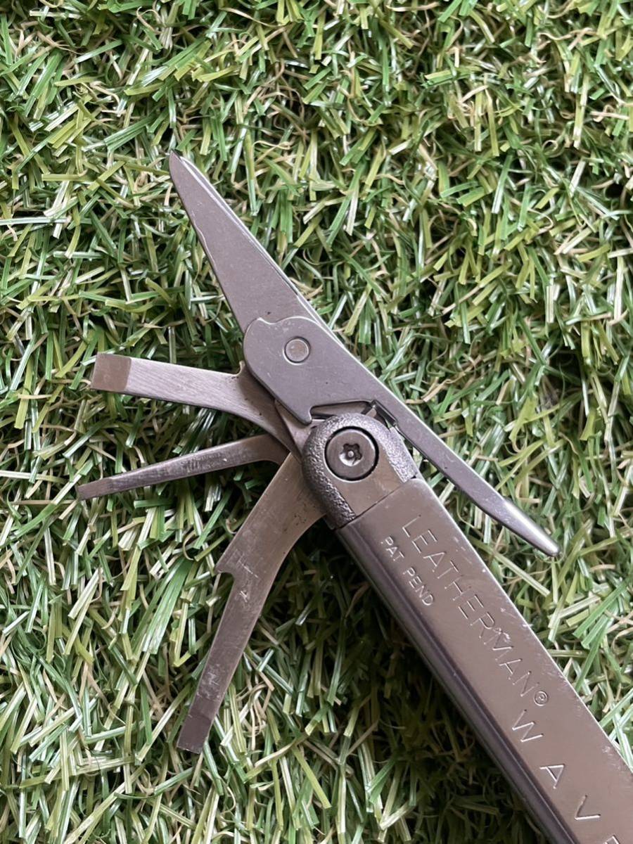 LEATHERMAN WAVE OldType 専用レザーシース付　レザーマン ウェーブ マルチツール　プライヤー_画像3