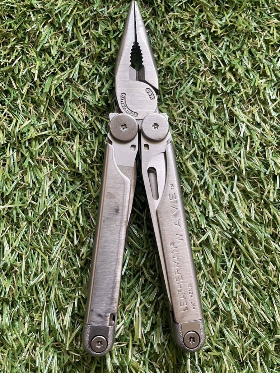 LEATHERMAN WAVE OldType 専用レザーシース付　レザーマン ウェーブ マルチツール　プライヤー_画像7