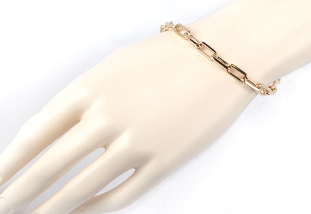 santos de cartier bracelet yellow gold