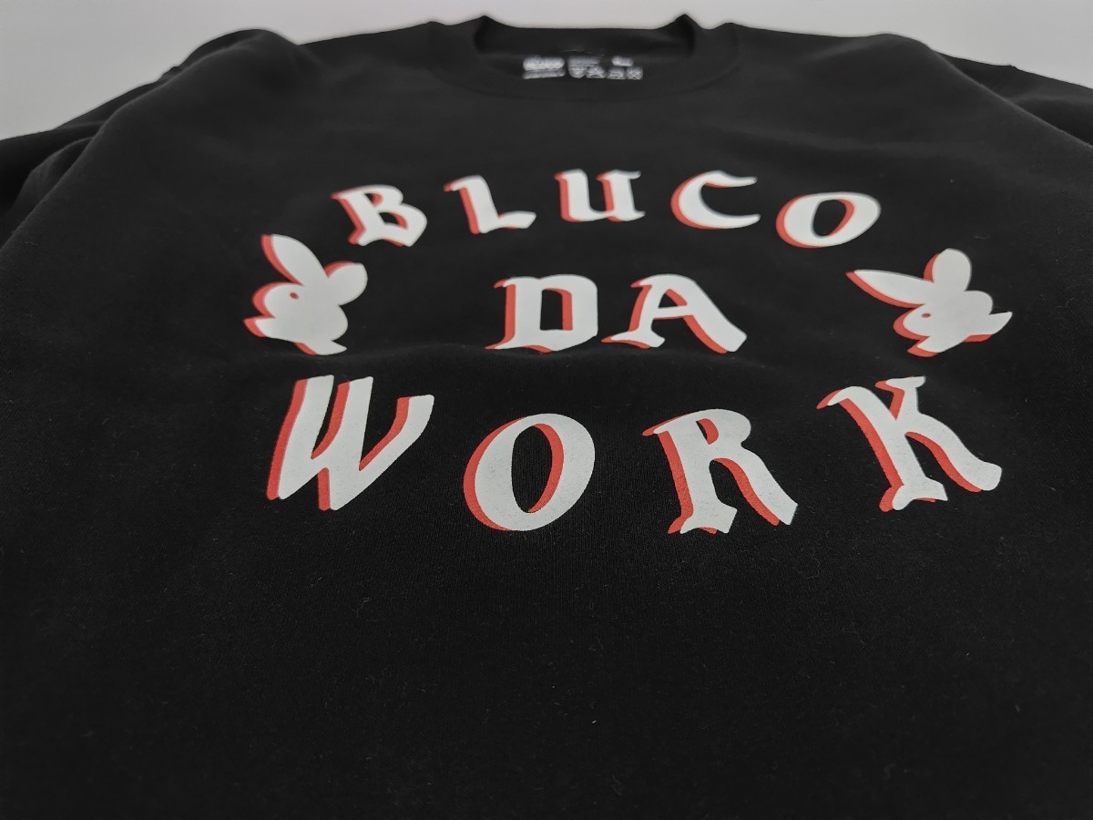 BLUCO WORK GARMENT/ブルコ 1211 SWEAT SHIRT-DA-  /カラー(BLK)サイズL.新品.税込価格.送料無料.ハーレー.チョッパー