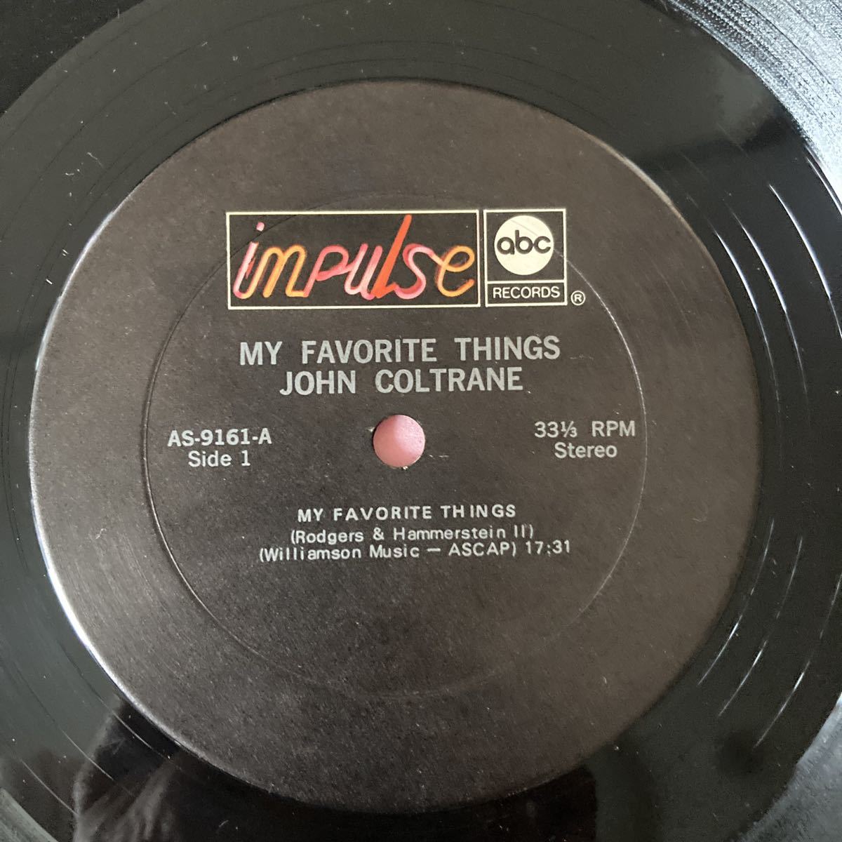 US盤/John Coltrane /SELFLESSNESS featuring MY FAVORITE THINGS /IMPULSE AS-9161_画像4