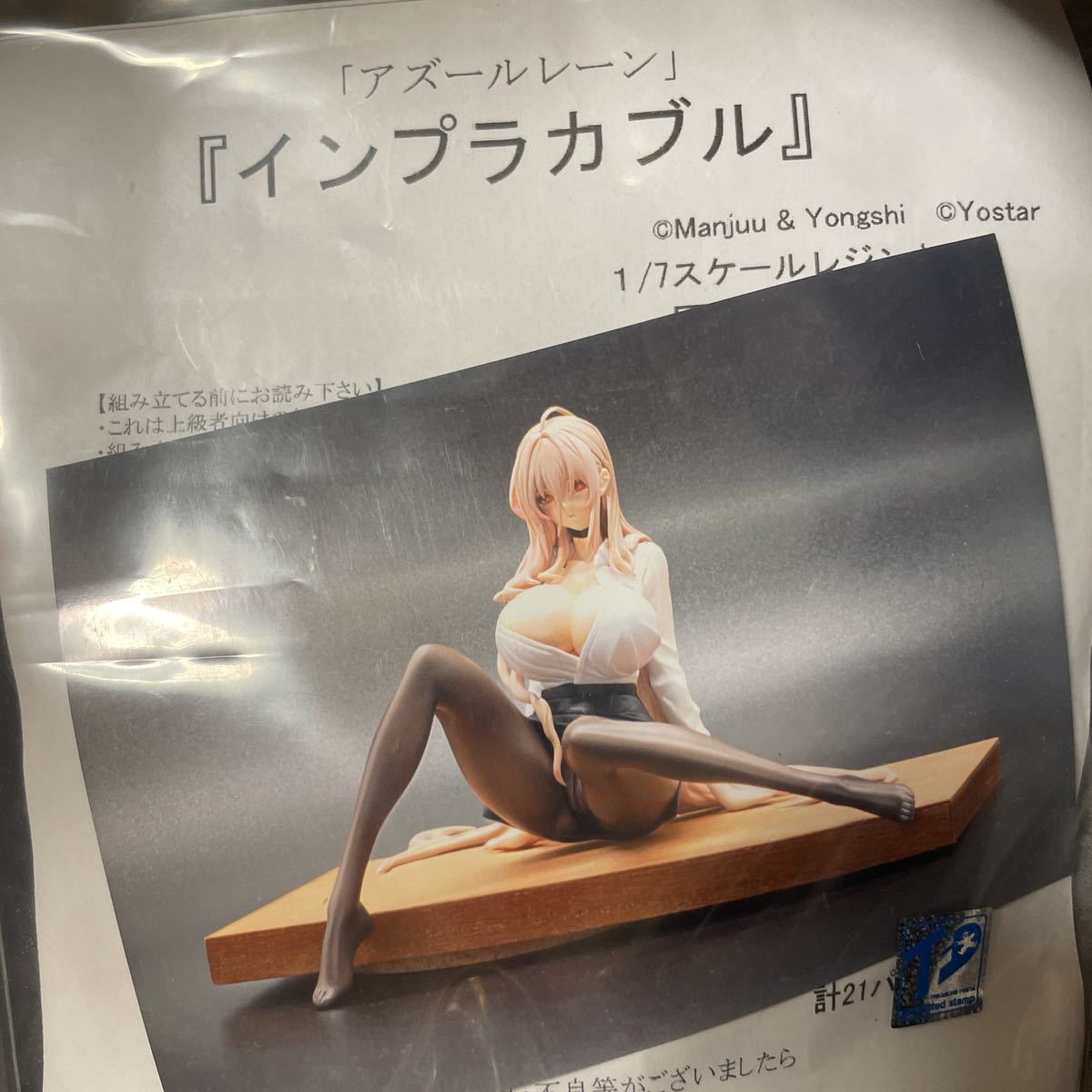 チェリーブロッサム アズールレーン インプラカブル 1/7 ガレージキット 未組立品_画像3