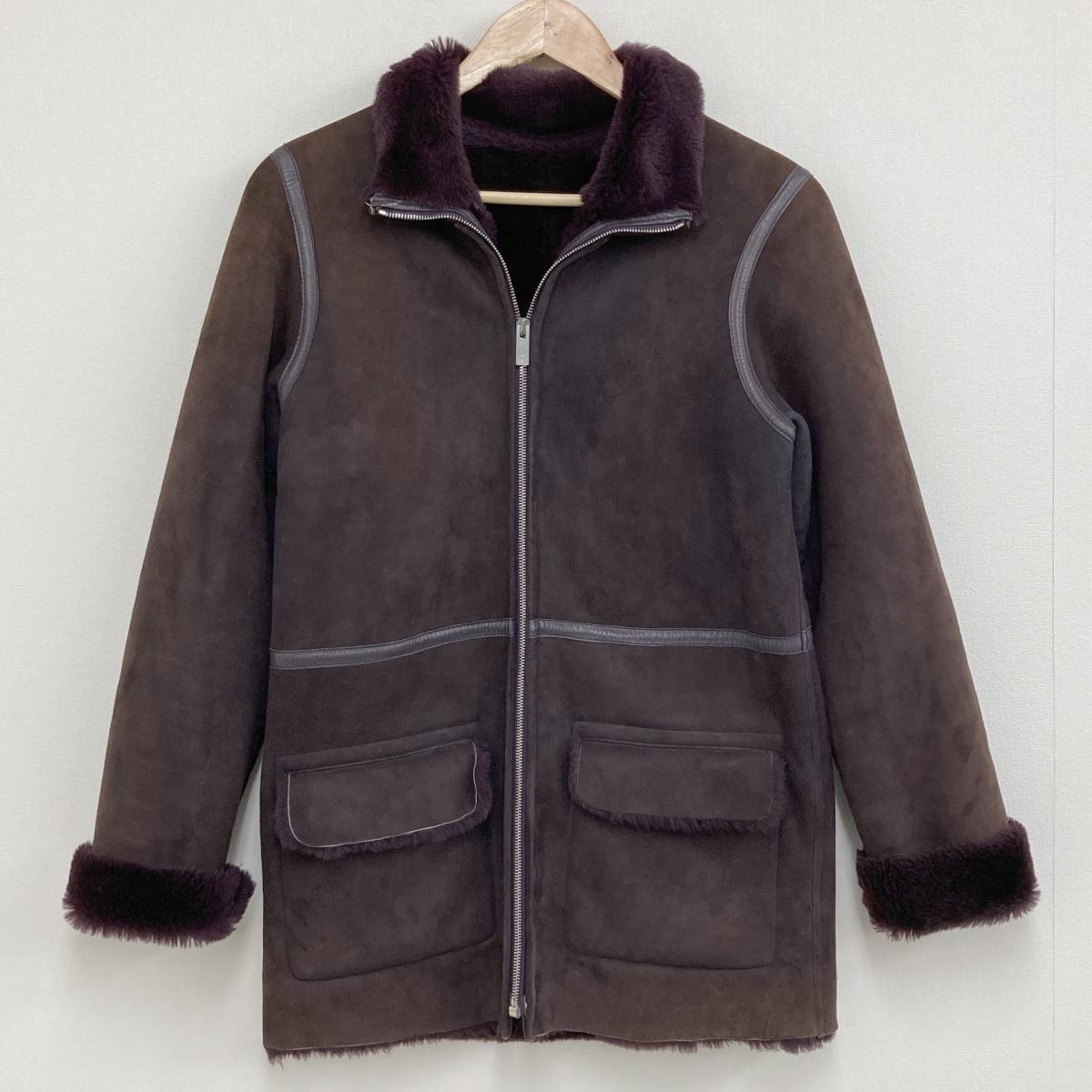 2000AW UNDERCOVER MELTING POT period ram leather mouton jacket