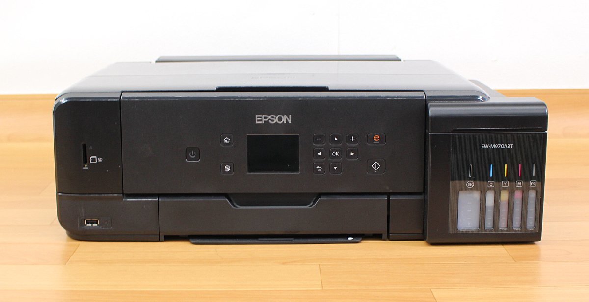 ◇ジャンク品◇EPSON エプソン インクジェット複合機 EW-M970A3T 2017年製 スレキズ ※プリンターエラー表示（2745231）_画像1