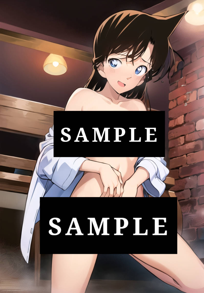 名探偵コナン 毛利蘭】アニメ ポスター 同人 イラスト AI A4 名探偵コナン 毛利蘭】アニメ ポスター 同人 イラスト AI A4