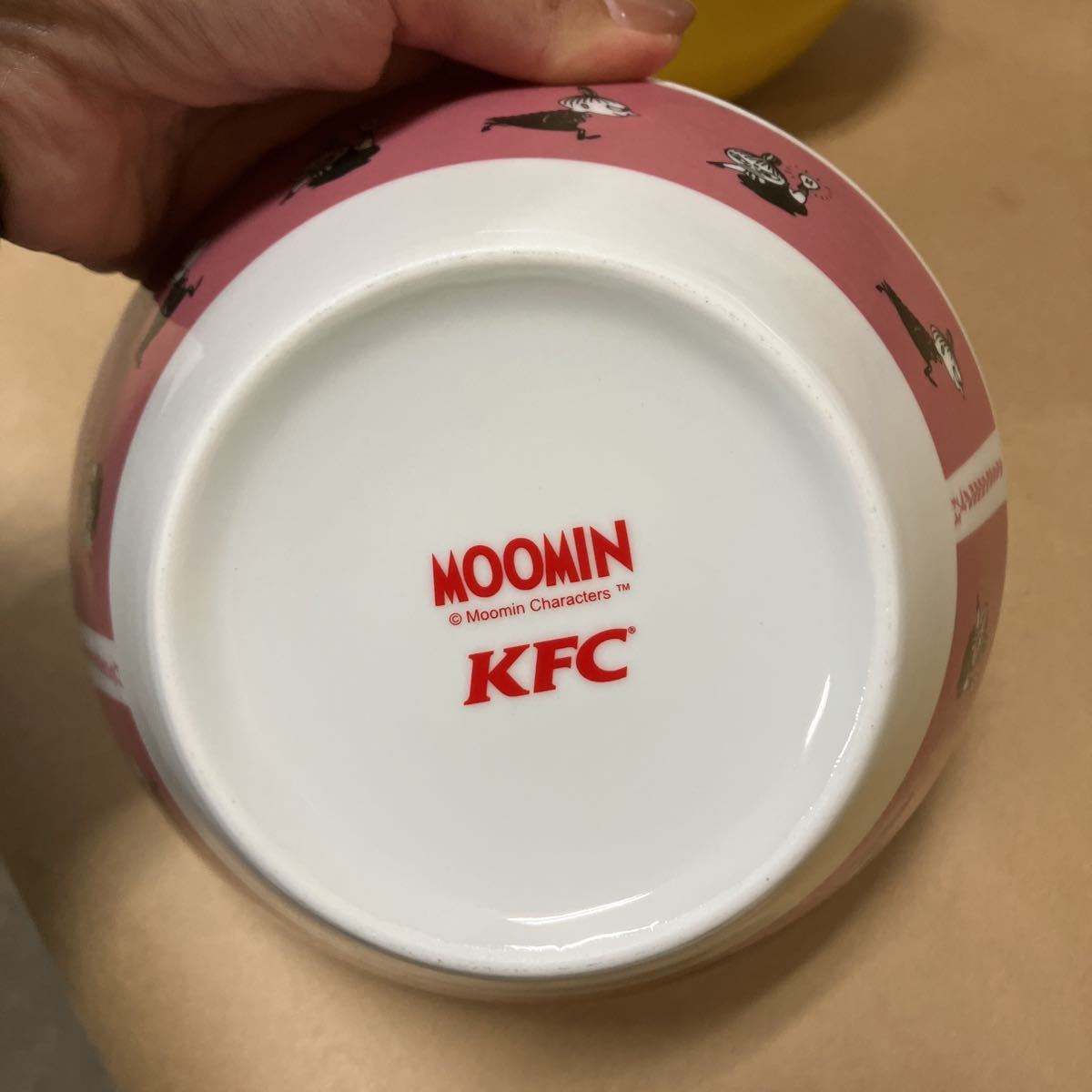 【A-56】ムーミン ケンタッキー KFC お皿 MOOMIN スヌーピー仲間_画像3