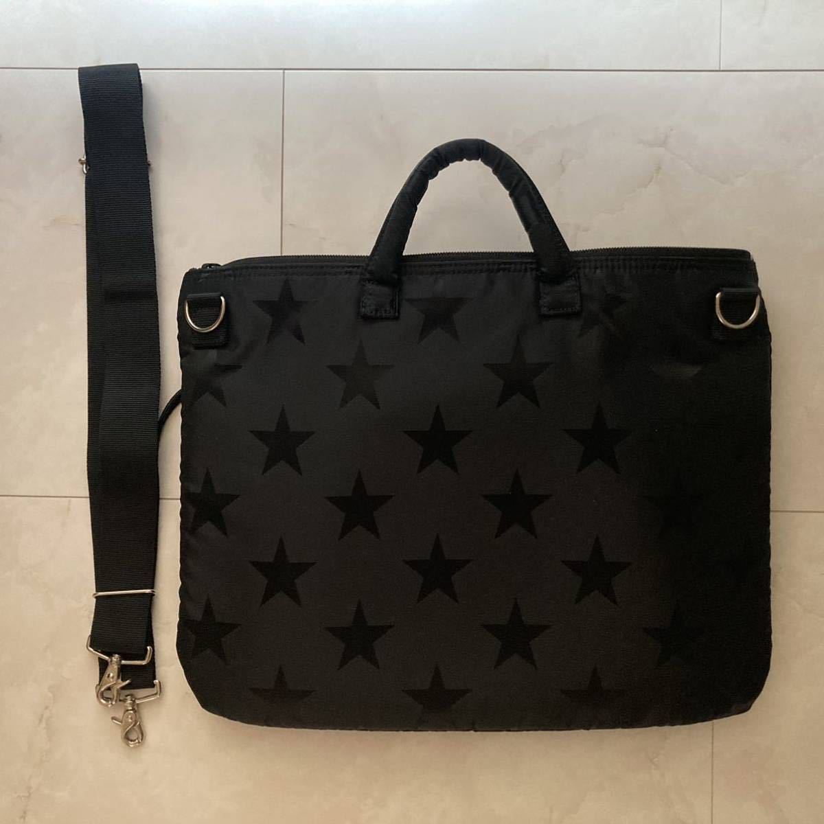高質で安価 / PORTER FLAG 星柄 2WAYショートヘルメットバッグ