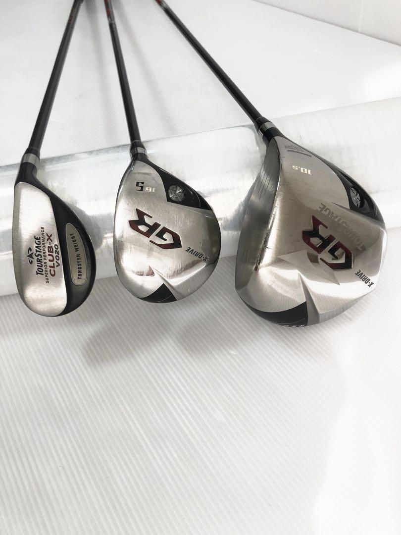 TOURSTAGE メンズゴルフ フルセット 初心者 入門 やさしい 人気 ツアーステージ GR キャディバッグ かんたん TOURAD DUNLOP ダンロップ
