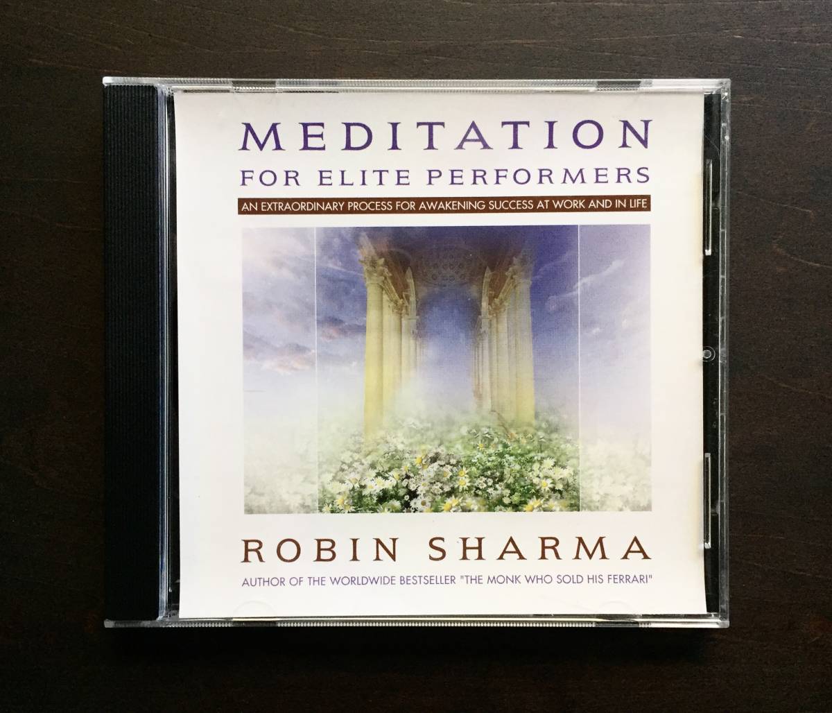 ●【CD】『 MEDITATION FOR ELITE PERFORMERS 』ROBIN SHARMA ロビン・シャーマ【英語】●リーダーシップ エリートパフォーマンス 自己発見_画像1