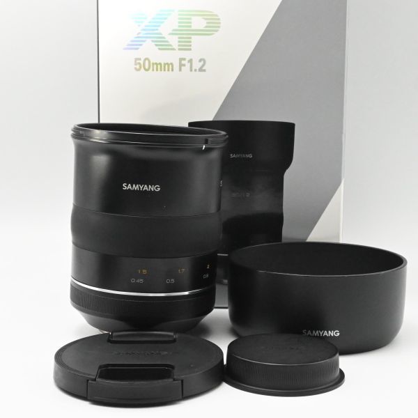 【超美品/動作◎】SAMYANG 単焦点標準レンズ XP 50mm F1.2 キヤノンEF サムヤン_画像1