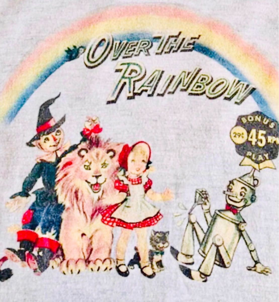 『オズの魔法使い』TシャツMサイズ★アメリカンレトロミュージアム♪ Over the Rainbow オーバーザレインボー未使用品