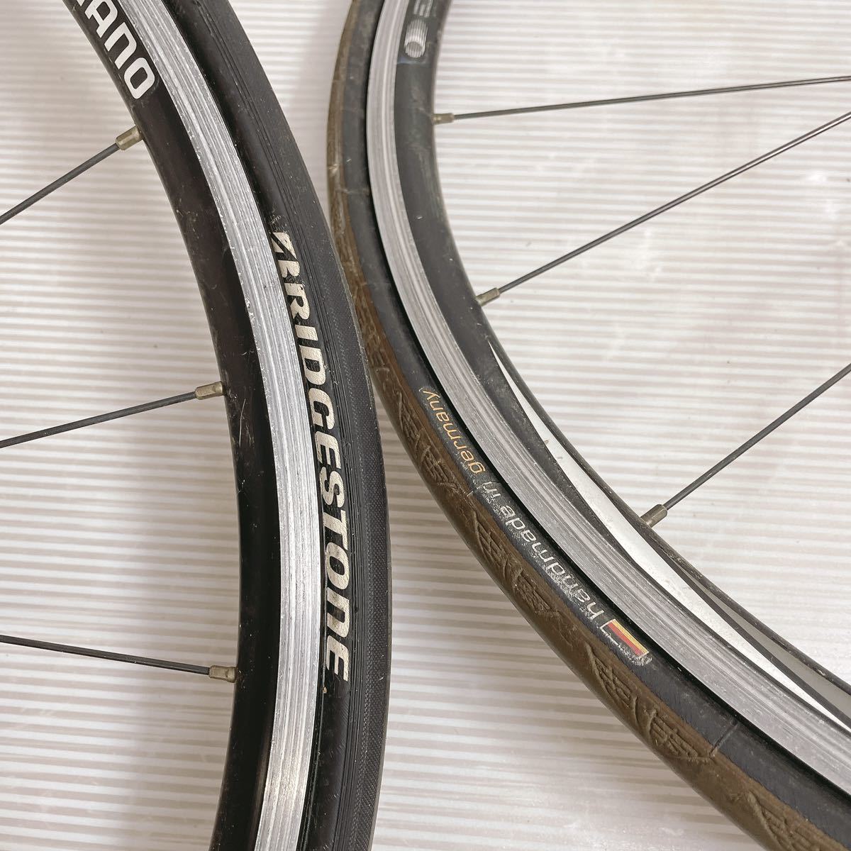 現状品◆SHIMANO /シマノ ホイールセット WH-R500 タイヤ ロードバイク レーシング バイク 自転車◆I1_画像5