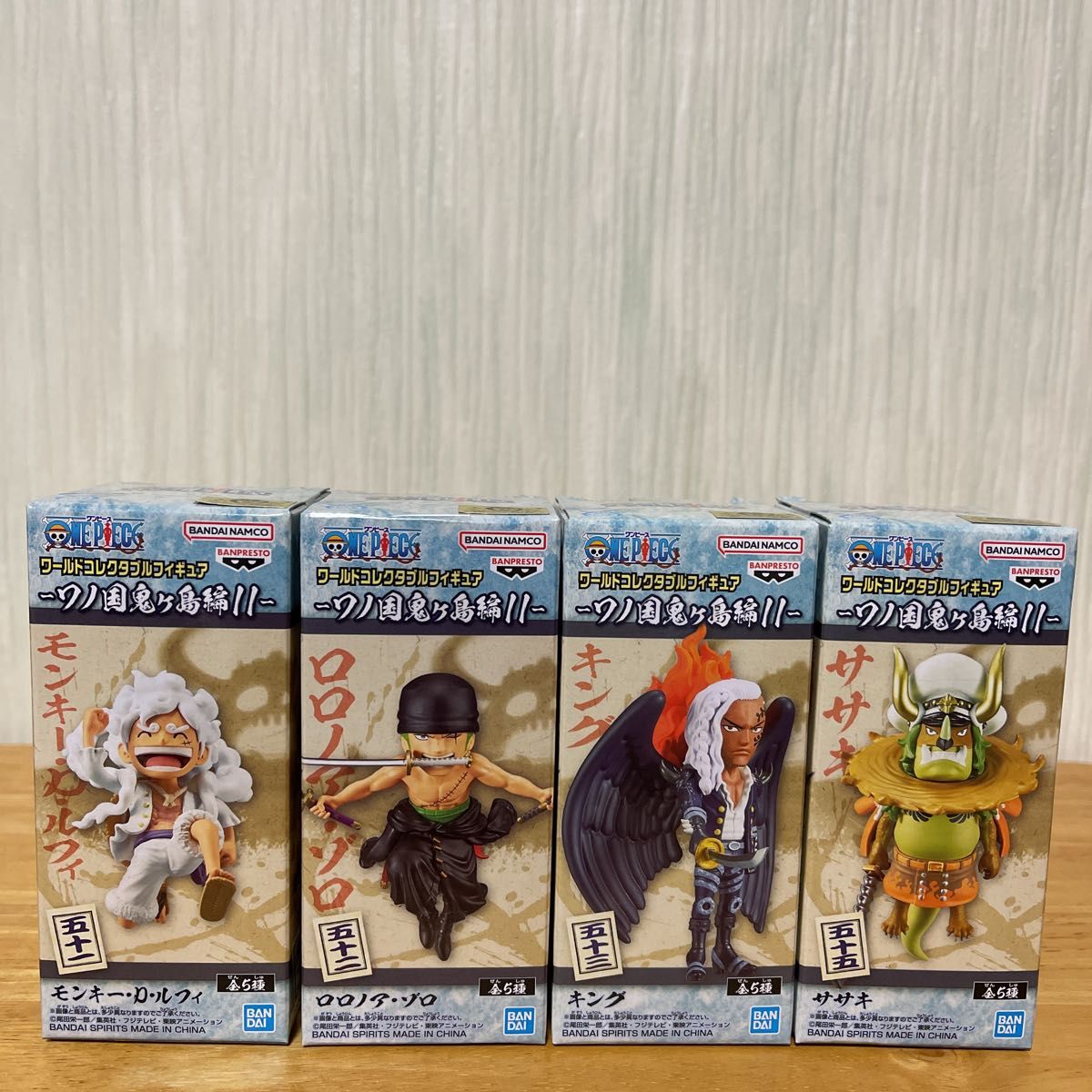 未開封 ワンピース ワールドコレクタブルフィギュア ワノ国鬼ヶ島編11 4種セット②　 ONE PIECE ワーコレ