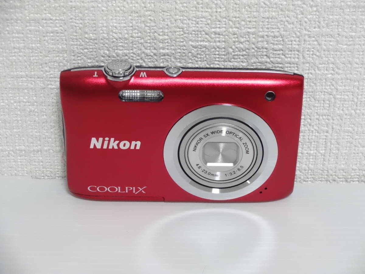 ニコン COOLPIX A100 レッド-