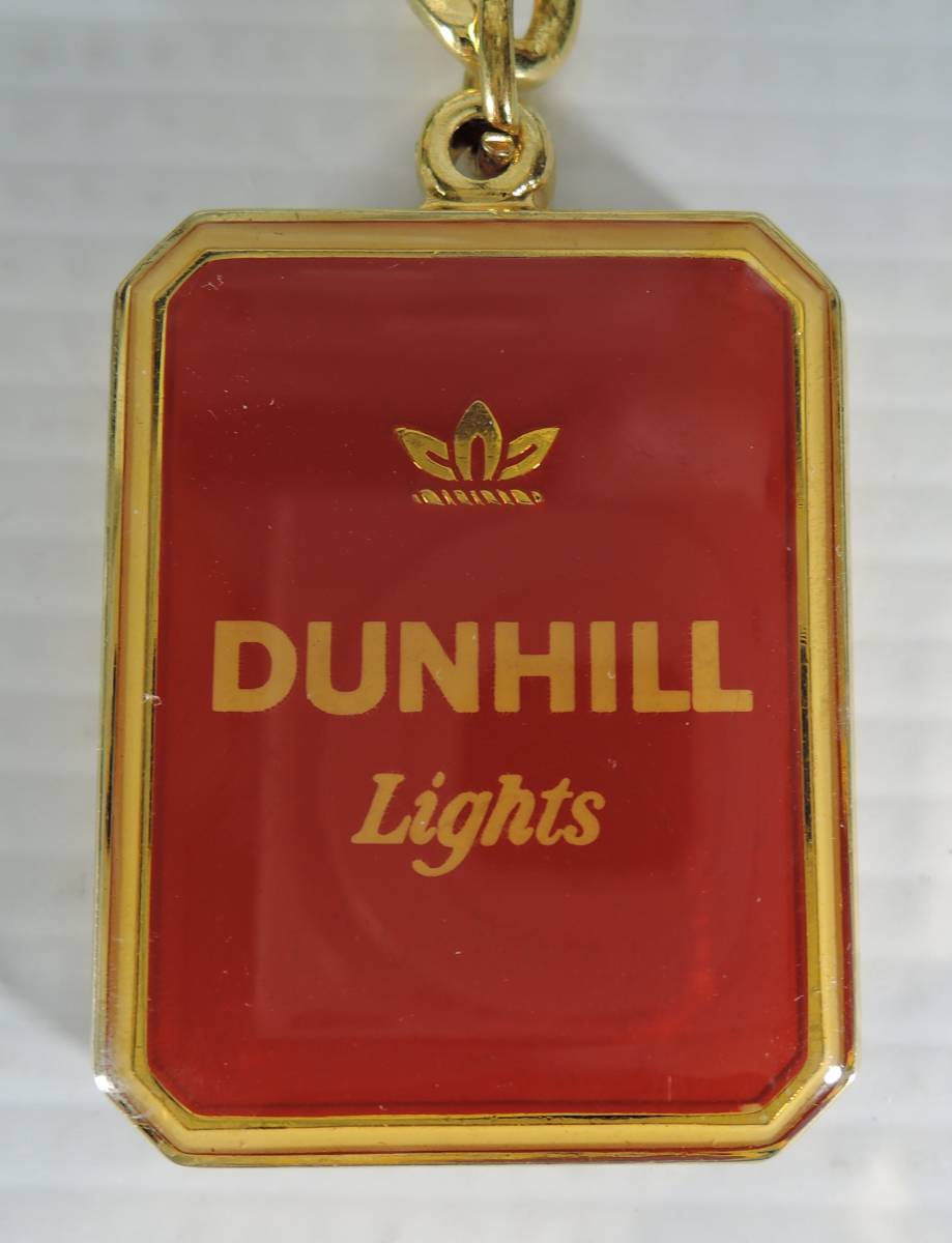 ☆01E　昭和レトロ■DUNHILL　LIGHTS　ダンヒル・ライト　キーホルダー■たばこ/タバコ_画像2