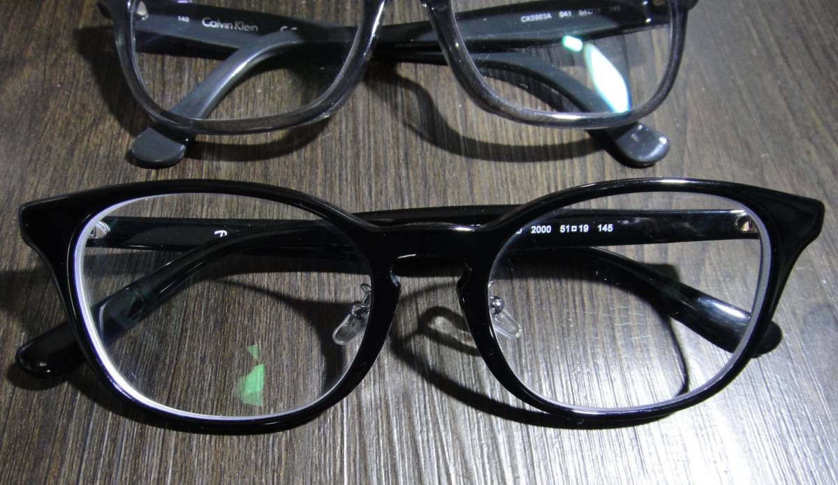 めがね (度入り) ★RayBan ×２ ★ Calvin Klein ◇ まとめて３個【 中古品 】_画像4